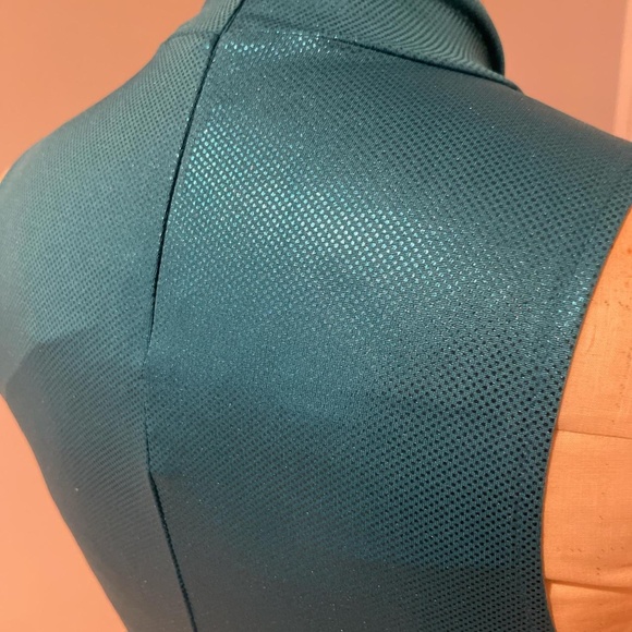 Forever 21 Sequin Blue Crop Top Size Small - Picture 4 of 5